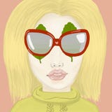 Странные стекла иллюстрация штока Странные стекла иллюстрация штока