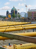Строительная площадка около купола Берлина стоковые фото Строительная площадка около купола Берлина стоковые фото