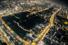 Сцена ночи Осака стоковое фото rf Сцена ночи Осака стоковое фото rf