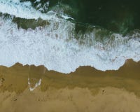 Съемка волны крупного плана воздушная стоковая фотография rf Съемка волны крупного плана воздушная стоковая фотография rf