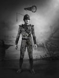 Сюрреалистический портрет солдата Steampunk винтажный бесплатная иллюстрация Сюрреалистический портрет солдата Steampunk винтажный бесплатная иллюстрация