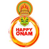 Танцор Kathakali на предпосылке для счастливого фестиваля Onam южной Индии Кералы бесплатная иллюстрация Танцор Kathakali на предпосылке для счастливого фестиваля Onam южной Индии Кералы бесплатная иллюстрация