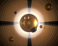 Творческий ультрамодный современный futurism Bac конспекта золота ретро винтажный иллюстрация штока Творческий ультрамодный современный futurism Bac конспекта золота ретро винтажный иллюстрация штока