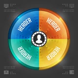 Творческий шаблон вектора Infographics. Диаграмма пирога круга. Дизайн иллюстрации концепции вектора EPS10 иллюстрация штока Творческий шаблон вектора Infographics. Диаграмма пирога круга. Дизайн иллюстрации концепции вектора EPS10 иллюстрация штока
