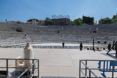 Театр Провансаль Франция Arles римский стоковая фотография rf Театр Провансаль Франция Arles римский стоковая фотография rf