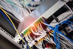 Технология переключателя ядра в месте комнаты сети стоковые фото Технология переключателя ядра в месте комнаты сети стоковые фото