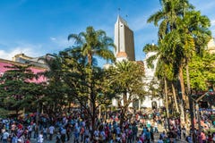 Типичный Medellin Колумбия стоковые фотографии rf Типичный Medellin Колумбия стоковые фотографии rf
