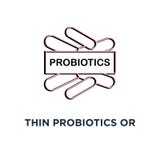 тонкий значок probiotics или лактобациллы зеленый, конструктивная схема графического дизайна логотипа bifidobacterium тенденции к иллюстрация штока тонкий значок probiotics или лактобациллы зеленый, конструктивная схема графического дизайна логотипа bifidobacterium тенденции к иллюстрация штока