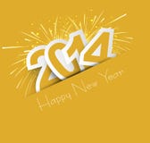 Торжество для иллюстрации дизайна Нового Года 2014 красочной Стоковая Фотография Торжество для иллюстрации дизайна Нового Года 2014 красочной Стоковая Фотография