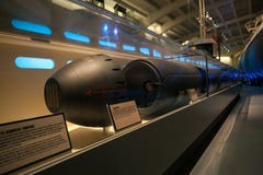 Торпедо U-505 на музее науки и индустрии стоковые фото Торпедо U-505 на музее науки и индустрии стоковые фото
