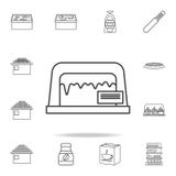 торт на значке продажи Детальный комплект магазинов и значков гипермаркета Наградной качественный графический дизайн Один из знач иллюстрация вектора торт на значке продажи Детальный комплект магазинов и значков гипермаркета Наградной качественный графический дизайн Один из знач иллюстрация вектора