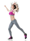 Тренировки фитнеса танцев танцора zumba женщины стоковая фотография rf Тренировки фитнеса танцев танцора zumba женщины стоковая фотография rf