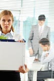 Уволенный работник офиса стоковые изображения rf Уволенный работник офиса стоковые изображения rf