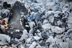 Угли от потухшего огня стоковые фото Угли от потухшего огня стоковые фото