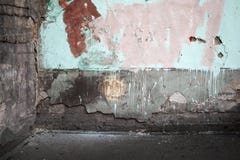 Угол абстрактной опорожняет покинутый городской интерьер стоковое изображение Угол абстрактной опорожняет покинутый городской интерьер стоковое изображение