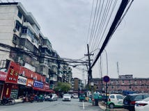 Удаление улицы Zhuantang старой стоковое фото Удаление улицы Zhuantang старой стоковое фото