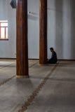 Укомплектовывать личным составом молитву в мечети стоковые изображения rf Укомплектовывать личным составом молитву в мечети стоковые изображения rf