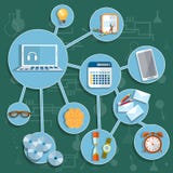 Университет коллежа школы собрания онлайн обучения образования Стоковые Изображения Университет коллежа школы собрания онлайн обучения образования Стоковые Изображения
