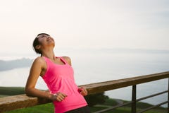 Успешная азиатская sporty женщина стоковые фото Успешная азиатская sporty женщина стоковые фото