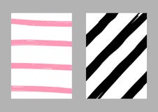 Установите 2 вертикальных striped шаблонов нарисованных вручную Эскиз, grunge, краска r Белый, пинк, черный иллюстрация вектора Установите 2 вертикальных striped шаблонов нарисованных вручную Эскиз, grunge, краска r Белый, пинк, черный иллюстрация вектора
