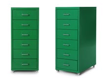 Установите зеленых commodes изолированных на белизне стоковое изображение Установите зеленых commodes изолированных на белизне стоковое изображение