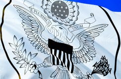 флаг США развевая дизайн флага 3D Национальный символ США, перевод 3D Цвета большой государственной печати национальные Националь бесплатная иллюстрация флаг США развевая дизайн флага 3D Национальный символ США, перевод 3D Цвета большой государственной печати национальные Националь бесплатная иллюстрация