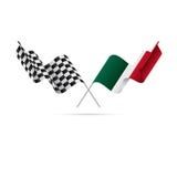 Флаги Checkered и Мексики также вектор иллюстрации притяжки corel иллюстрация вектора Флаги Checkered и Мексики также вектор иллюстрации притяжки corel иллюстрация вектора