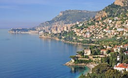 Франция французское Монако riviera стоковое изображение rf Франция французское Монако riviera стоковое изображение rf