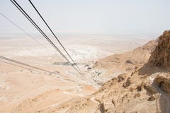 Фуникулер к Masada стоковые фото Фуникулер к Masada стоковые фото