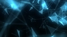 Футуристическая анимация с накаляя треугольниками в замедленном движении, 4096x2304 петле 4K Футуристическая анимация с накаляя треугольниками в замедленном движении, 4096x2304 петле 4K