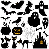 Хеллоуин Silhouettes элементы бесплатная иллюстрация Хеллоуин Silhouettes элементы бесплатная иллюстрация