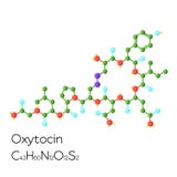 Химическая формула инкрети окситоцина структурная на белой предпосылке иллюстрация штока Химическая формула инкрети окситоцина структурная на белой предпосылке иллюстрация штока