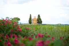 Церковь Vitaleta r o Val d „Orcia, Сиена, Тоскана, Италия - май 2019 стоковое фото Церковь Vitaleta r o Val d „Orcia, Сиена, Тоскана, Италия - май 2019 стоковое фото