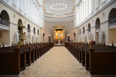 Церковь где наследный принц полученные Frederik и Mary поженился стоковые изображения Церковь где наследный принц полученные Frederik и Mary поженился стоковые изображения