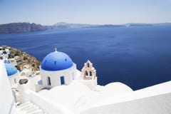 Церковь на Santorini стоковые фото Церковь на Santorini стоковые фото