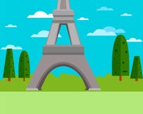 Часть башни Eifel иллюстрация штока Часть башни Eifel иллюстрация штока