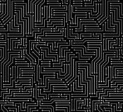 Черно-белая плата с печатным монтажом Стоковые Фотографии RF Черно-белая плата с печатным монтажом Стоковые Фотографии RF