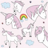 Чертеж единорога яркого блеска для футболок Дизайн для детей r Girlish печать иллюстрация вектора Чертеж единорога яркого блеска для футболок Дизайн для детей r Girlish печать иллюстрация вектора