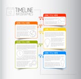 Шаблон отчете о временной последовательности по Infographic с описательными пузырями иллюстрация штока Шаблон отчете о временной последовательности по Infographic с описательными пузырями иллюстрация штока