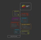 Шаблон отчете о временной последовательности по Infographic с пузырями Стоковое Изображение Шаблон отчете о временной последовательности по Infographic с пузырями Стоковое Изображение