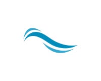 Шаблон логотипа волны воды бесплатная иллюстрация Шаблон логотипа волны воды бесплатная иллюстрация