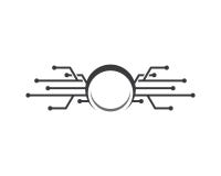 Шаблон логотипа цепи иллюстрация штока Шаблон логотипа цепи иллюстрация штока