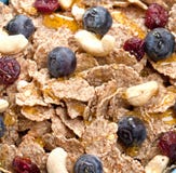 Шар домодельного granola с югуртом и свежими ягодами на деревянном стоковая фотография Шар домодельного granola с югуртом и свежими ягодами на деревянном стоковая фотография
