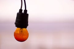 Шарик оранжевого света стоковое фото rf Шарик оранжевого света стоковое фото rf