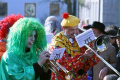 Шествие улицы на немецкой масленице Fastnacht Стоковое фото RF Шествие улицы на немецкой масленице Fastnacht Стоковое фото RF