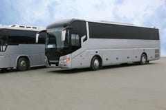 шины паркуя туриста стоковые изображения rf шины паркуя туриста стоковые изображения rf