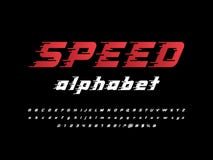 Шрифт скорости бесплатная иллюстрация Шрифт скорости бесплатная иллюстрация