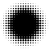 Элемент полутонового изображения круга Картина поставленная точки Monochrome круговая иллюстрация штока Элемент полутонового изображения круга Картина поставленная точки Monochrome круговая иллюстрация штока