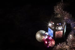 Электрофонарь рождества стоковые фотографии rf Электрофонарь рождества стоковые фотографии rf