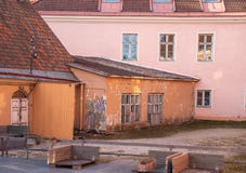 Эстония Таллин Toompea, старое здание городка стоковое изображение Эстония Таллин Toompea, старое здание городка стоковое изображение